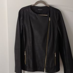 Lafayette 148 leather Moto jacket, 14
